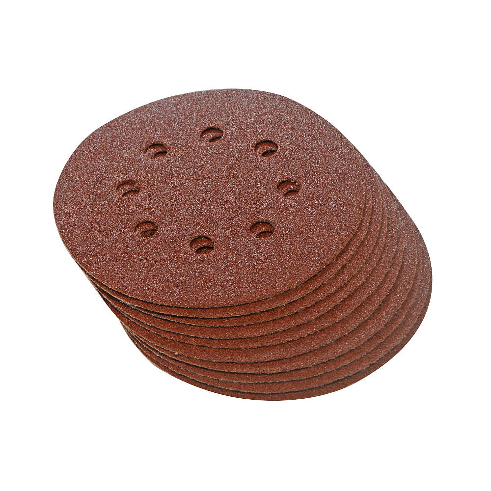 Sanding Hook & Loop Discs Punched 125 mm 10pcs – 80 grit
