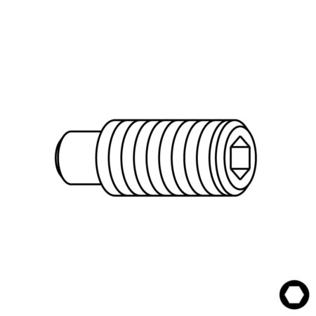 Threaded Pin - M6x16 mm for F612-641