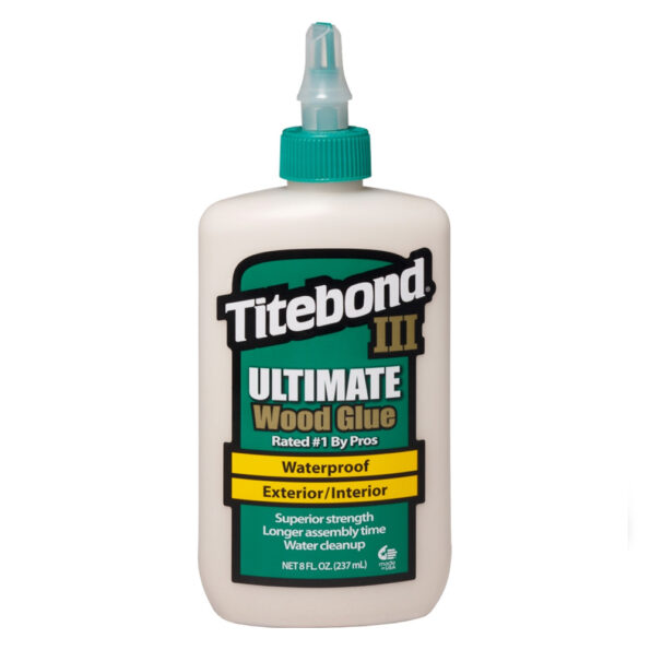 Titebond III Ultimate Wood Glue D4 - 237 ml, Plastic Bottle