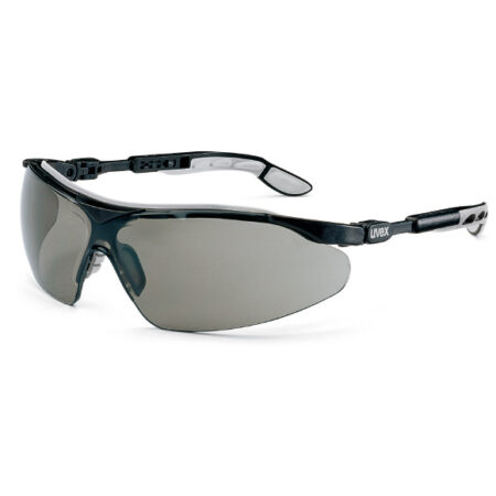 Varnostna sončna očala Uvex i-vo, siva leča, črno-siva