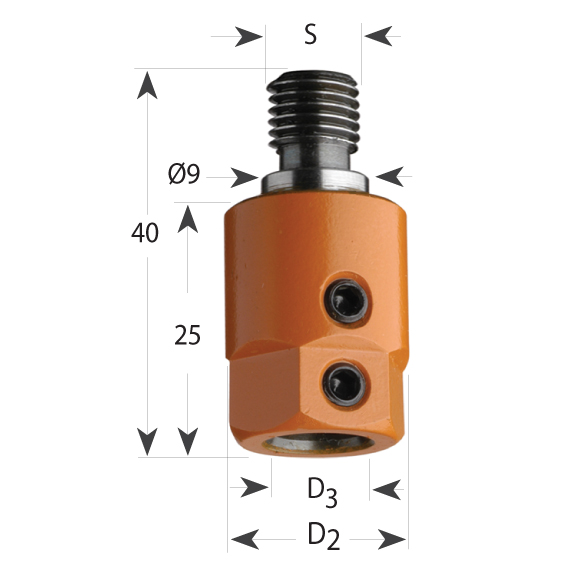 Adaptor 358 for Dowel Drills