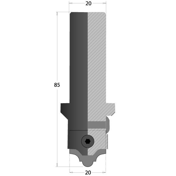 Bit for CNC Engraving C616