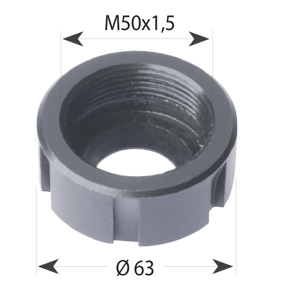 Clamping Nut for ER40 – M50x1
