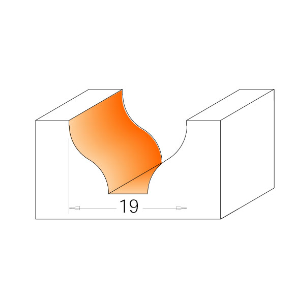 Decorative Ogee Bit – R3