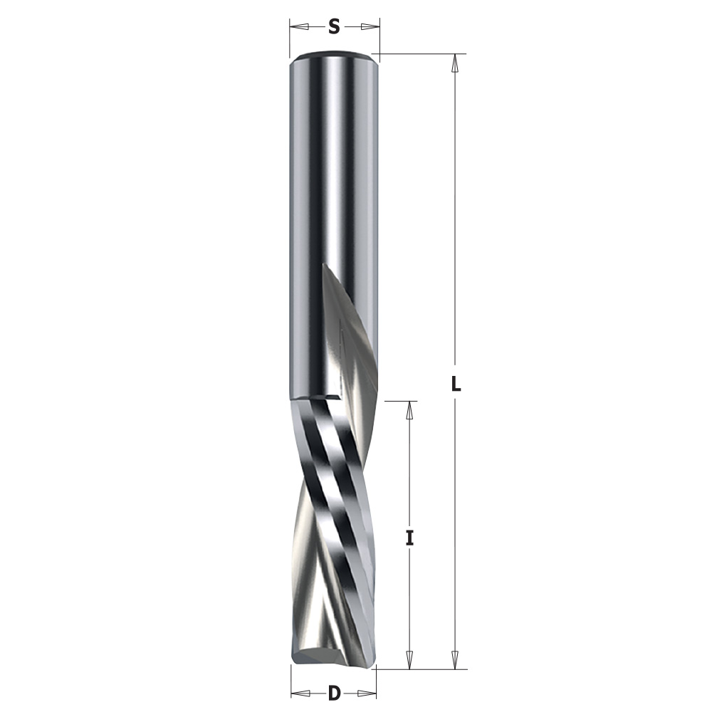IGM 192 Downcut Spiral Router Cutter HWM Z2 – D10x42 L90 S=10