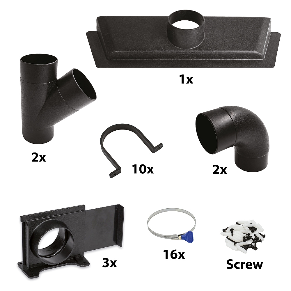 basic dust collection accessory kit 100mm 1 igm basic dust collection accessory kit 100mm
