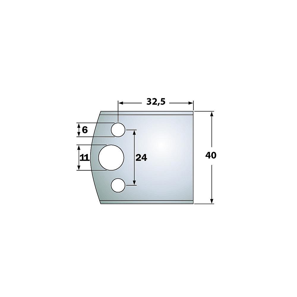 blank knives - lb32,5-40x16x4 mm sp 2pcs 1 igm blank knives – lb32