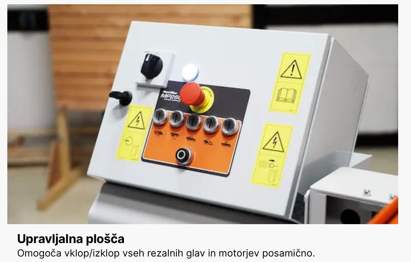 mp260 štiristranska poravnalka, skobeljnik in rezalnik 2 mp260 opis 1